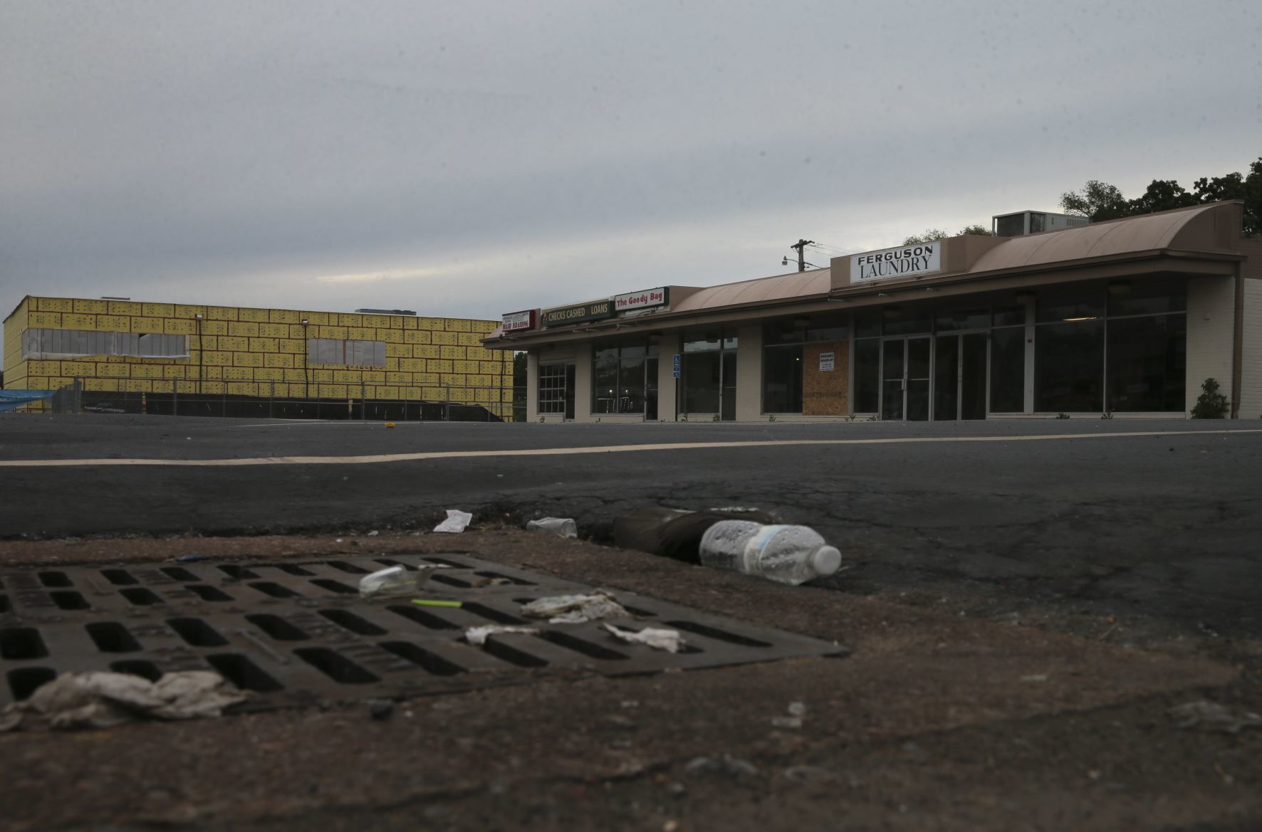 Many storefronts remain vacant along West Florissant Avenue